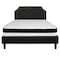 Flash Furniture Queen Platform Bed Set, Black SL-BMF-7-GG - alternate 4